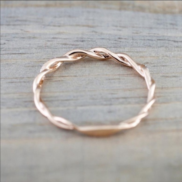 NEW💍18K ROSE GOLD DIAMOND ETERNITY WEDDING RING - Picture 5 of 5